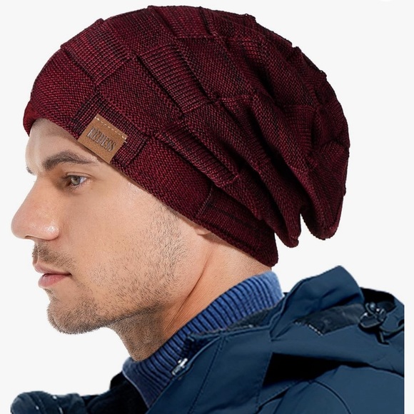 REDESS Other - REDESS Beanie Hat for Men & Women Winter Warm Hats Knit Slouchy Thick Skull Cap